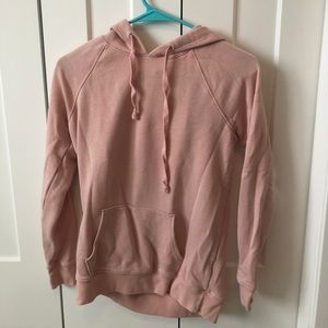 Baby pink American eagle hoodie